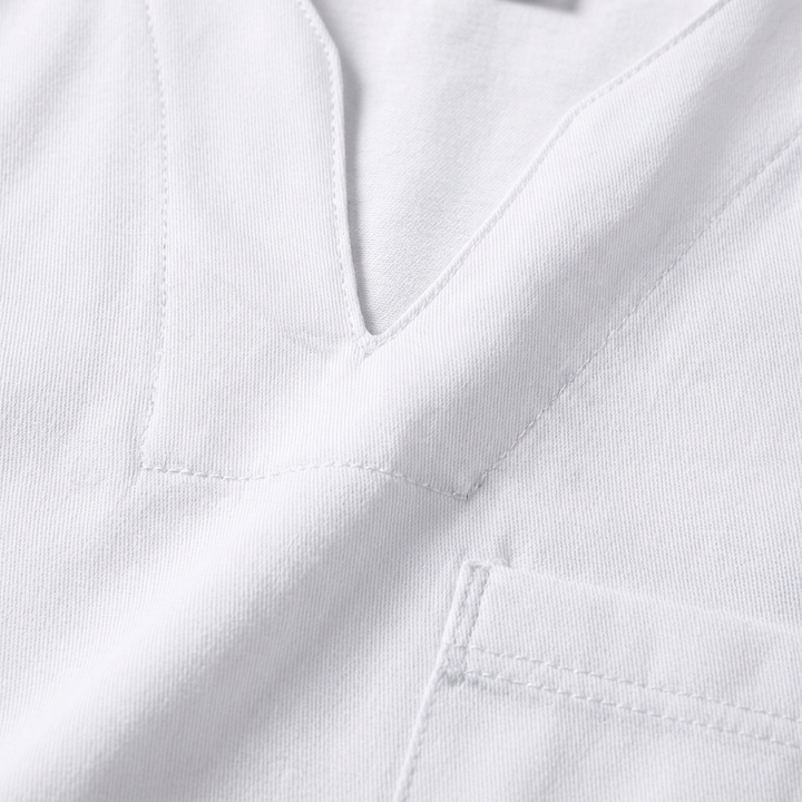 Adrián | Camiseta Cuello Pico con Bolsillo Manga Corta Hombre