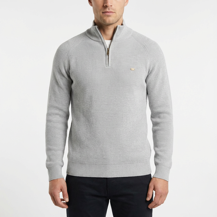 Aiden | Maglione a Coste con Cerniera per Uomo