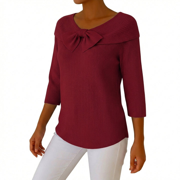 Aitana | Maglia con Fiocco e Manica a 3/4 Donna