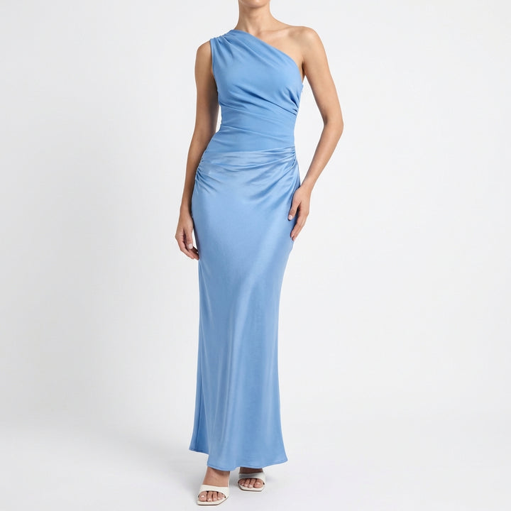 Aitana | Abito Lungo Asimmetrico Raffinato da Donna