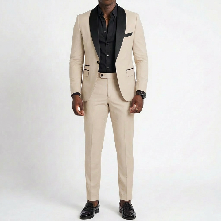 Alejandro | Traje Novio Hombre Con Solapa Clásica Y Corte Slim | Elegante