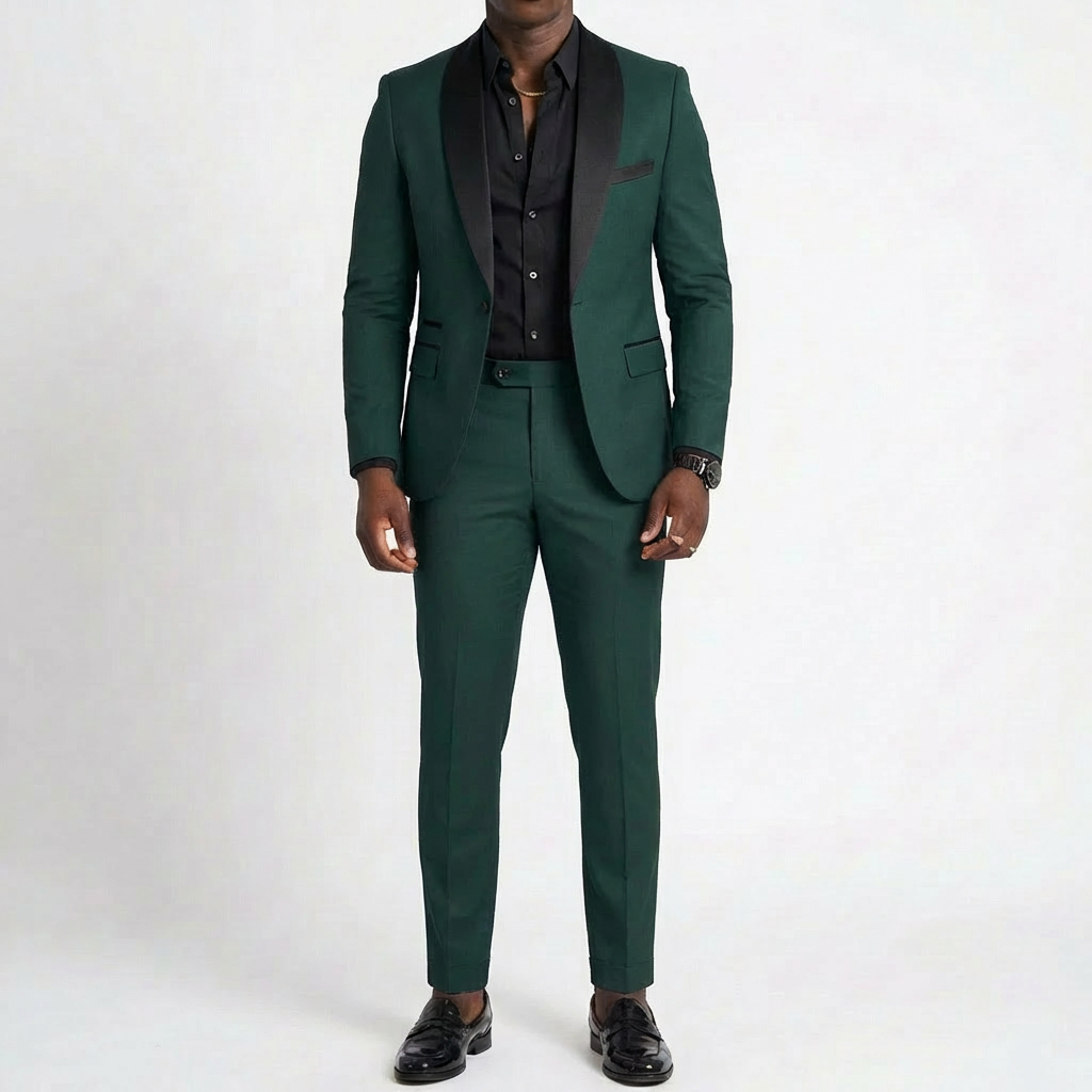 Alejandro | Traje Novio Hombre Con Solapa Clásica Y Corte Slim | Elegante