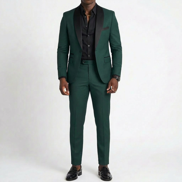 Alejandro | Traje Novio Hombre Con Solapa Clásica Y Corte Slim | Elegante