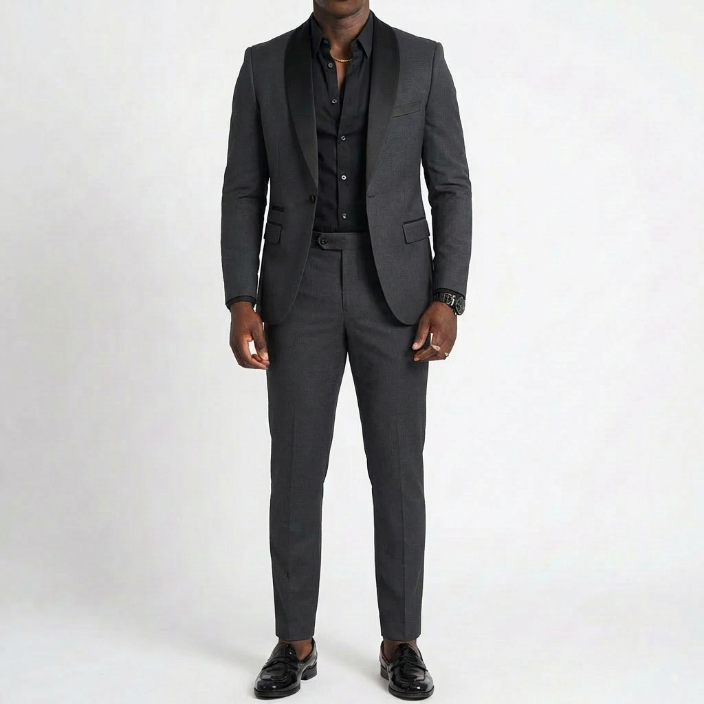 Alejandro | Traje Novio Hombre Con Solapa Clásica Y Corte Slim | Elegante