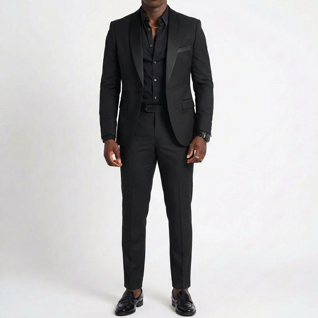 Alejandro | Traje Novio Hombre Con Solapa Clásica Y Corte Slim | Elegante