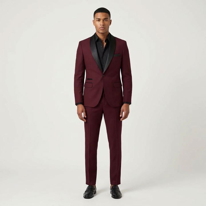 Alejandro | Traje Novio Hombre Con Solapa Clásica Y Corte Slim | Elegante