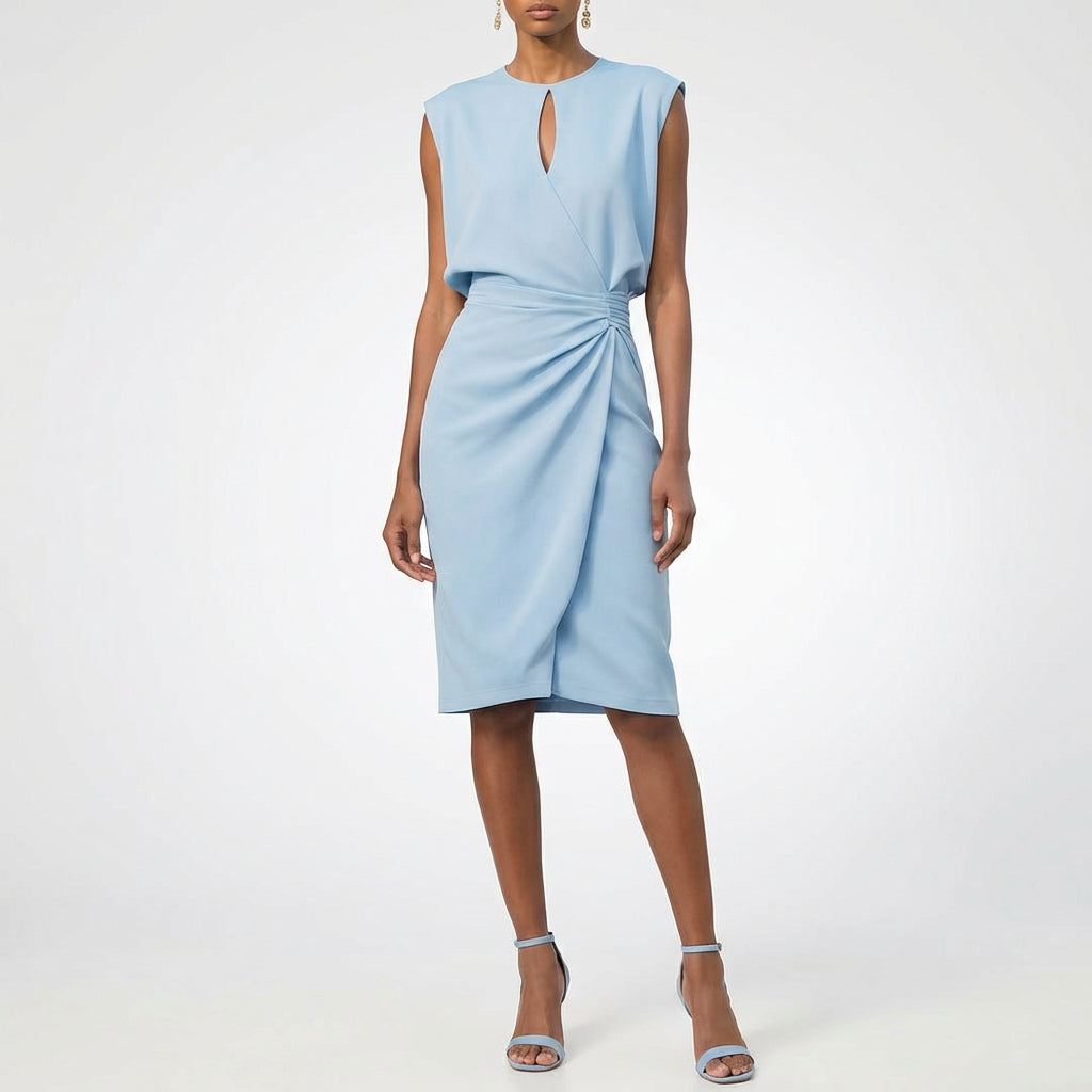 Alma | Abito Midi Donna Drappeggiato Raffinato