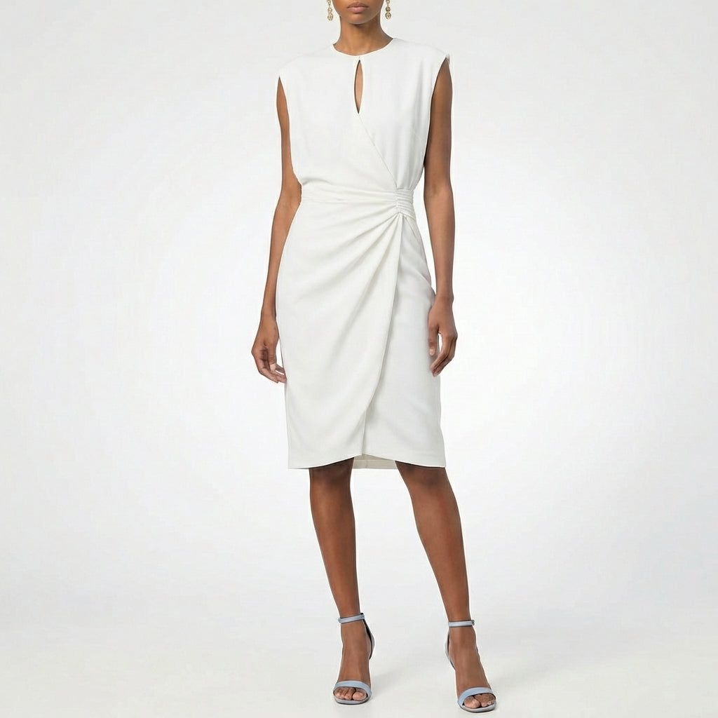 Alma | Abito Midi Donna Drappeggiato Raffinato