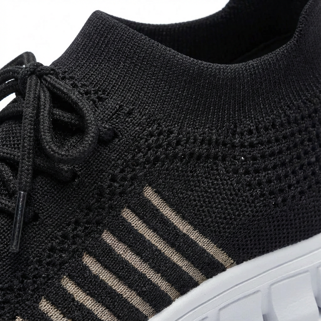 Alyssa | Scarpe da Ginnastica in Maglia con Lacci da Donna