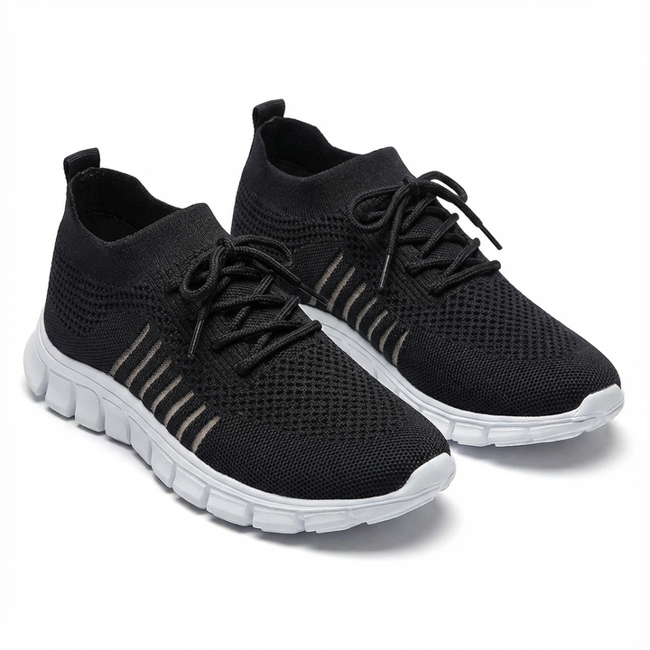 Alyssa | Scarpe da Ginnastica in Maglia con Lacci da Donna