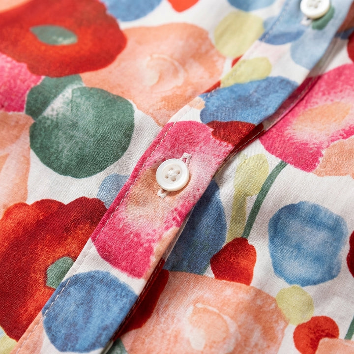 Amapola | Camisa Estampado Floral Acuarela Mujer