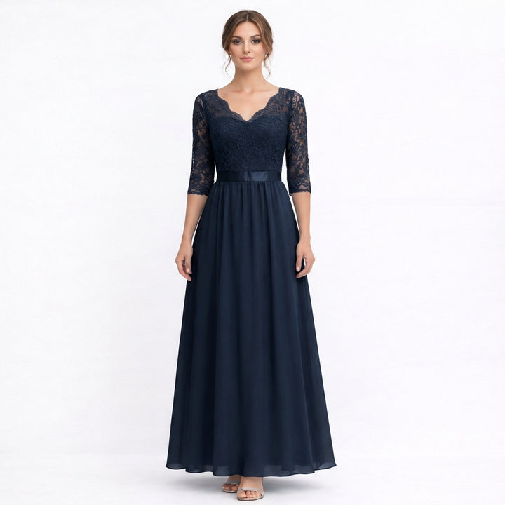 Amparo | Abito Maxi Ricamato Elegante da Donna