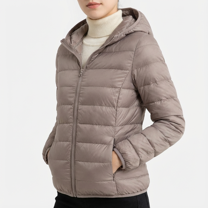 Angie | Chaqueta Acolchada Ligera con Capucha para Mujer