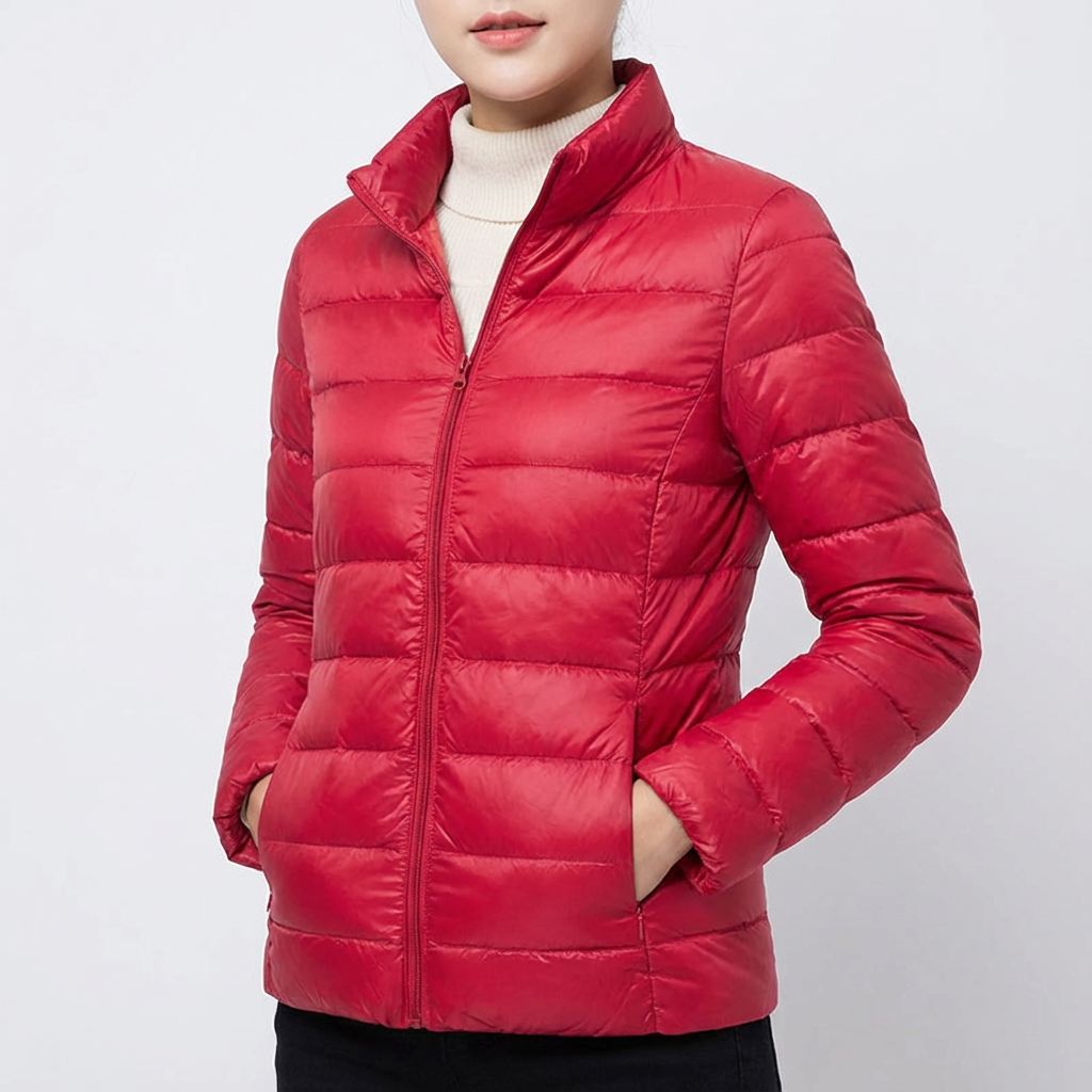 Angie | Chaqueta Acolchada Ligera con Capucha para Mujer