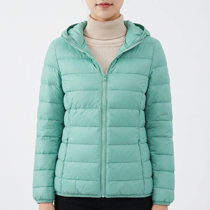 Angie | Chaqueta Acolchada Ligera con Capucha para Mujer