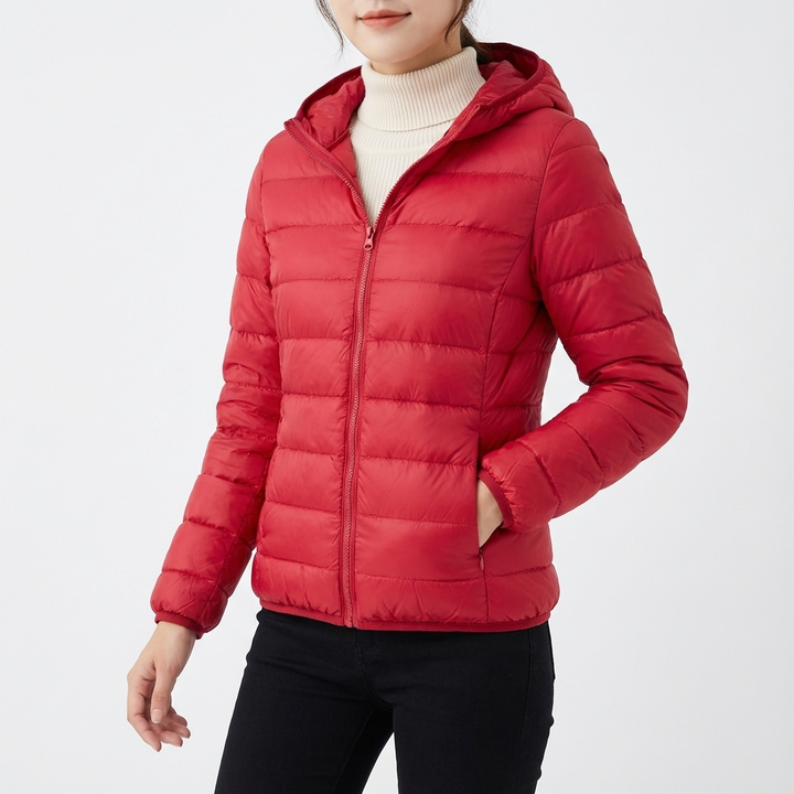 Angie | Chaqueta Acolchada Ligera con Capucha para Mujer