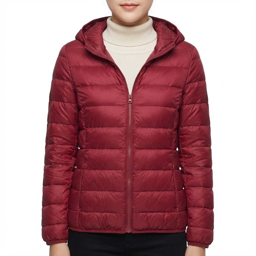 Angie | Chaqueta Acolchada Ligera con Capucha para Mujer