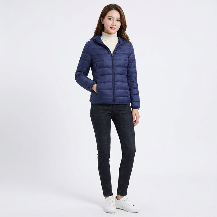 Angie | Chaqueta Acolchada Ligera con Capucha para Mujer