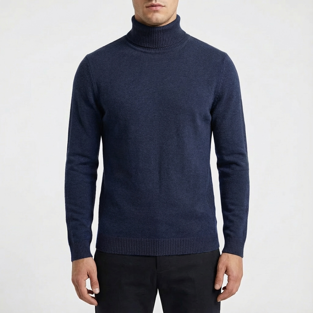 Archie | Maglione a Collo Alto Slim da Uomo