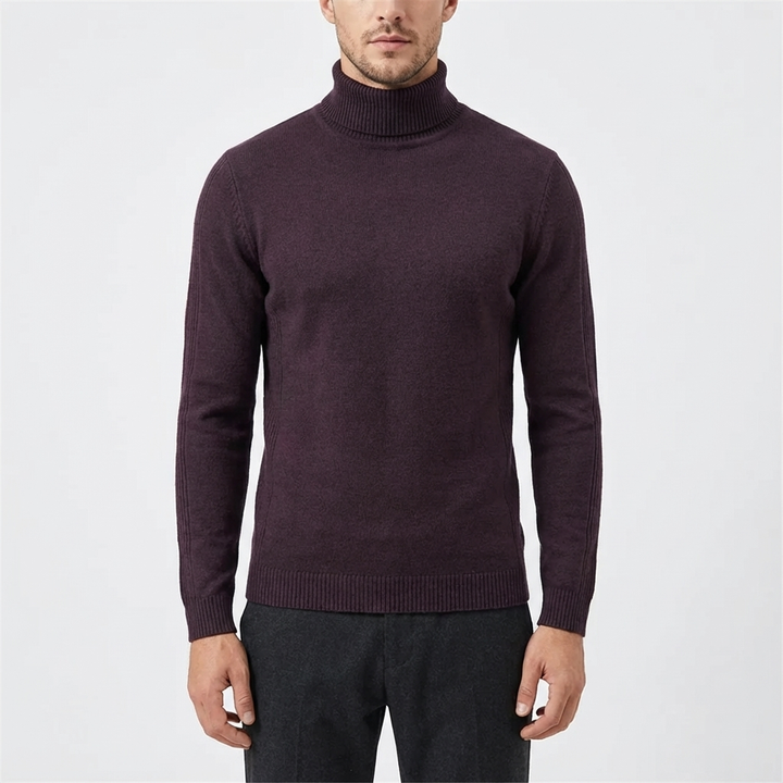 Archie | Maglione a Collo Alto Slim da Uomo