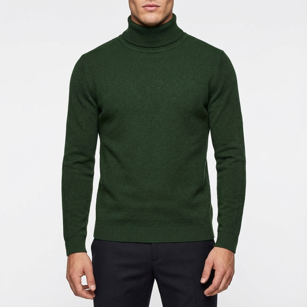 Archie | Maglione a Collo Alto Slim da Uomo