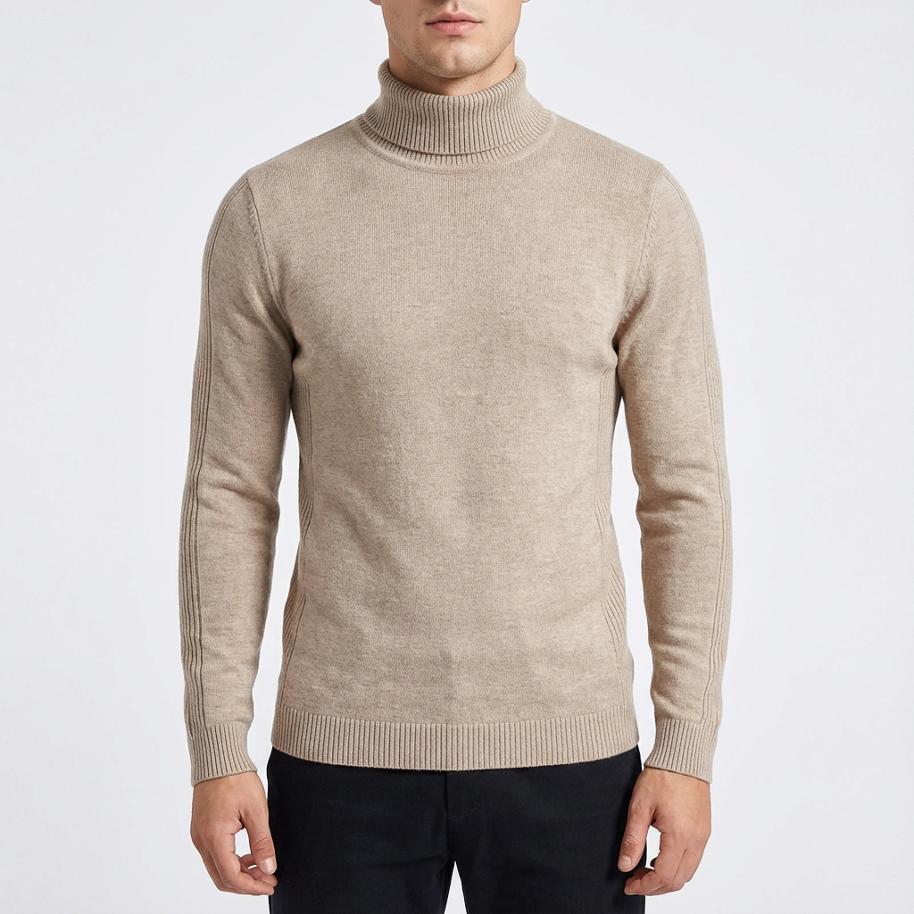 Archie | Maglione a Collo Alto Slim da Uomo