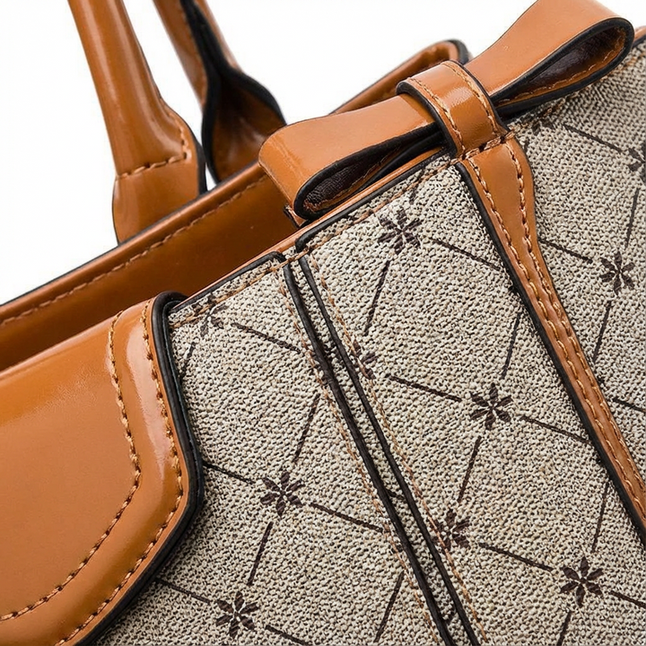 Ashley | Borsa a mano strutturata da donna con tracolla rimovibile - Borsa tote