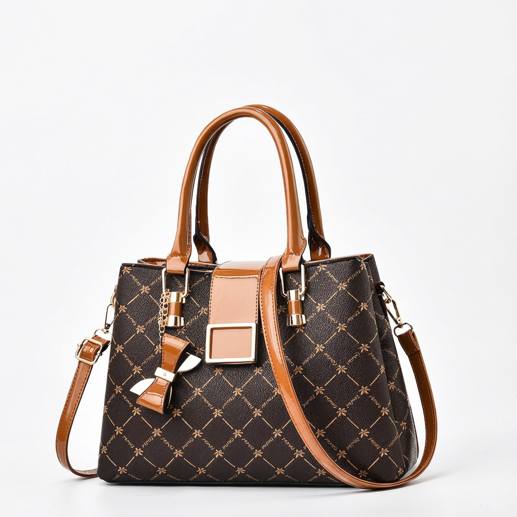 Ashley | Borsa a mano strutturata da donna con tracolla rimovibile - Borsa tote