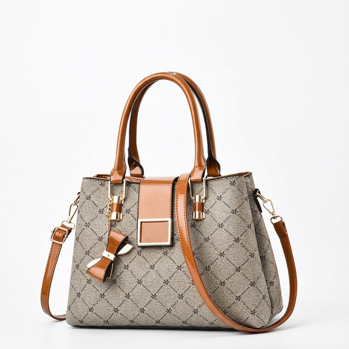 Ashley | Borsa a mano strutturata da donna con tracolla rimovibile - Borsa tote