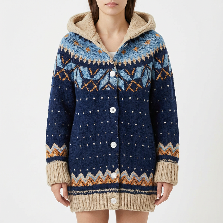 Autumn | Cárdigan con Capucha y Botones para Mujer