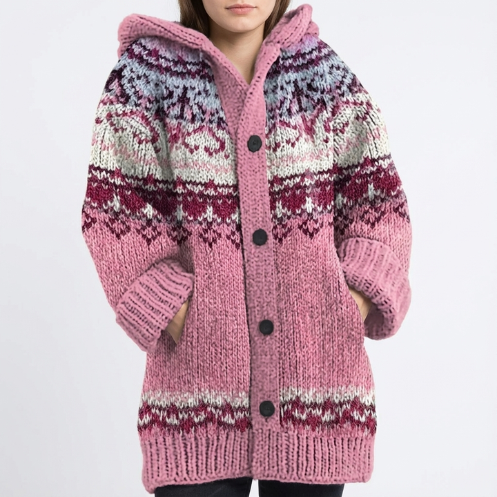 Autumn | Cárdigan con Capucha y Botones para Mujer