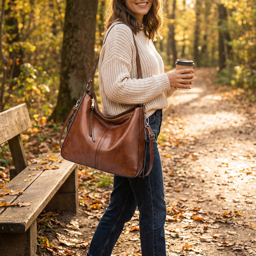 Ava | Borsa Hobo da Donna con Tracolla Rimovibile