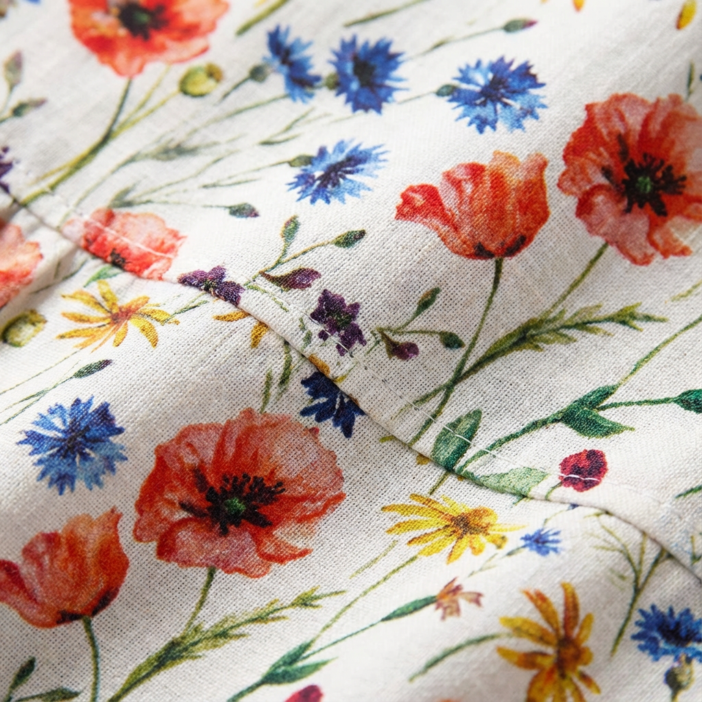 Barbara | Vestito midi svasato con stampa floreale da donna