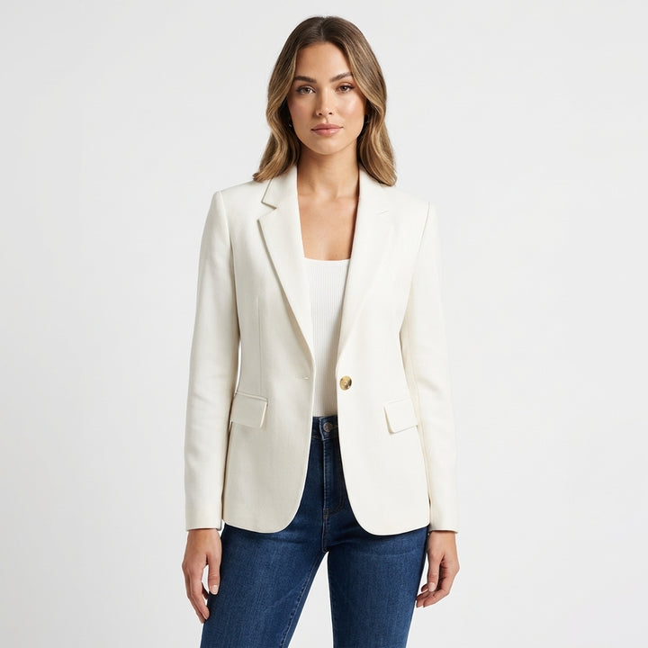 Beatriz | Blazer Entallada Un Botón Clásica Mujer