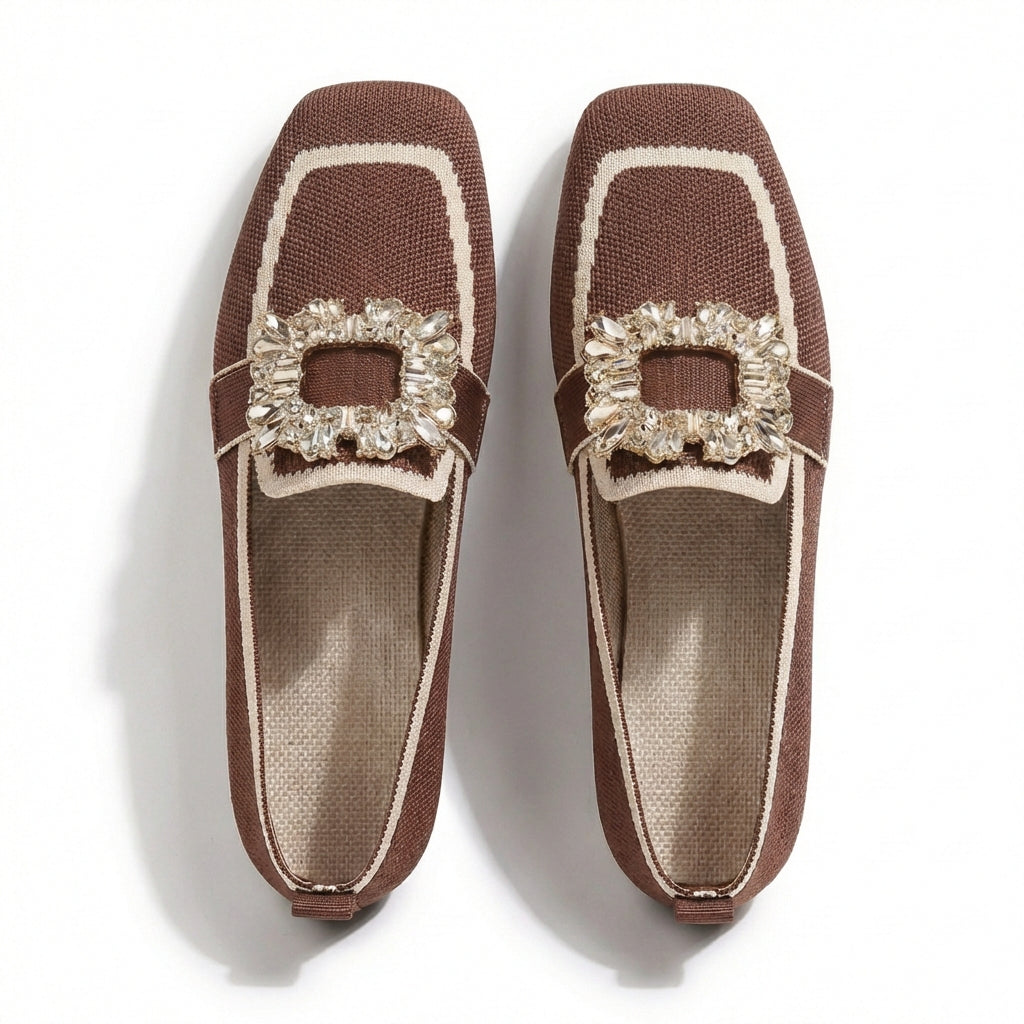 Blanca | Ballerine con Fibbia Gioiello Donna Chic