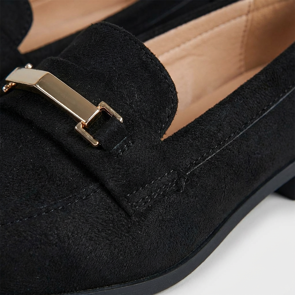 Blanca | Mocasini classici da donna con fibbia dorata