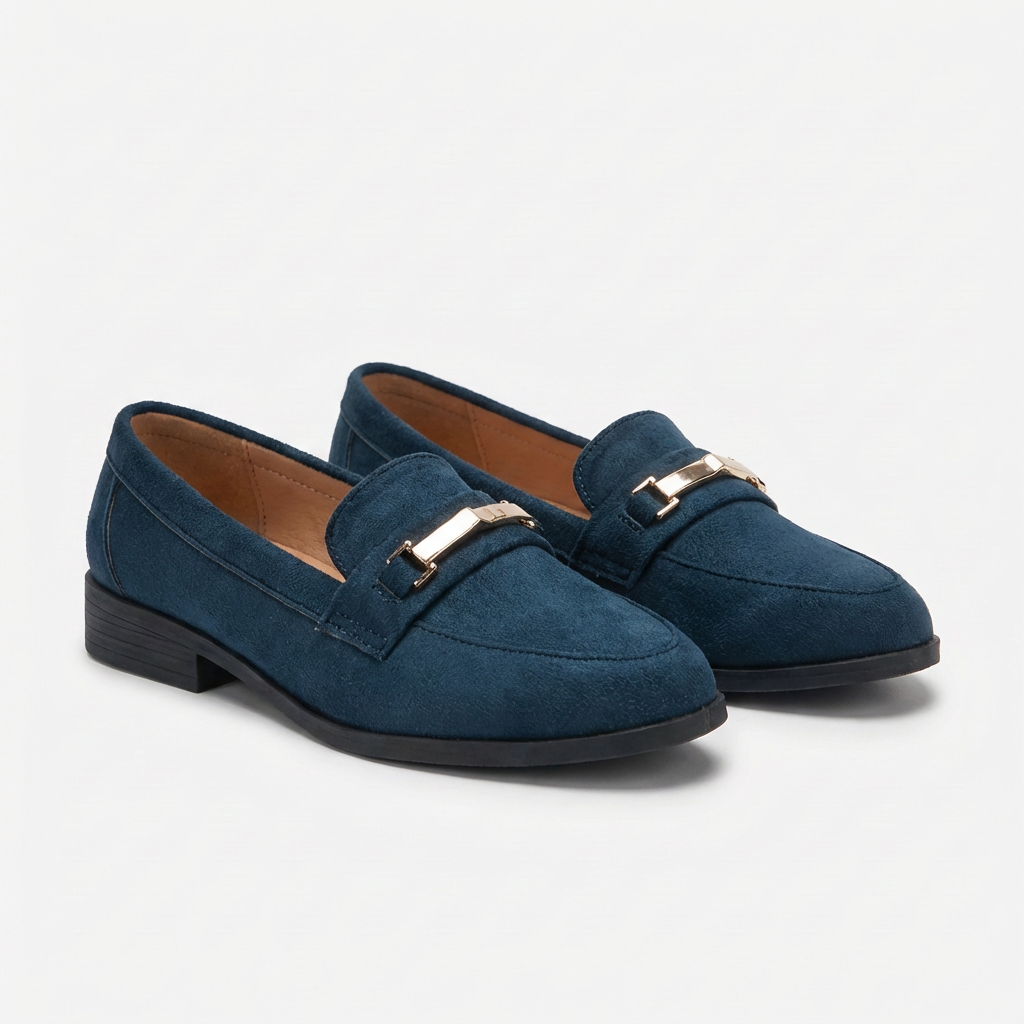 Blanca | Mocasini classici da donna con fibbia dorata