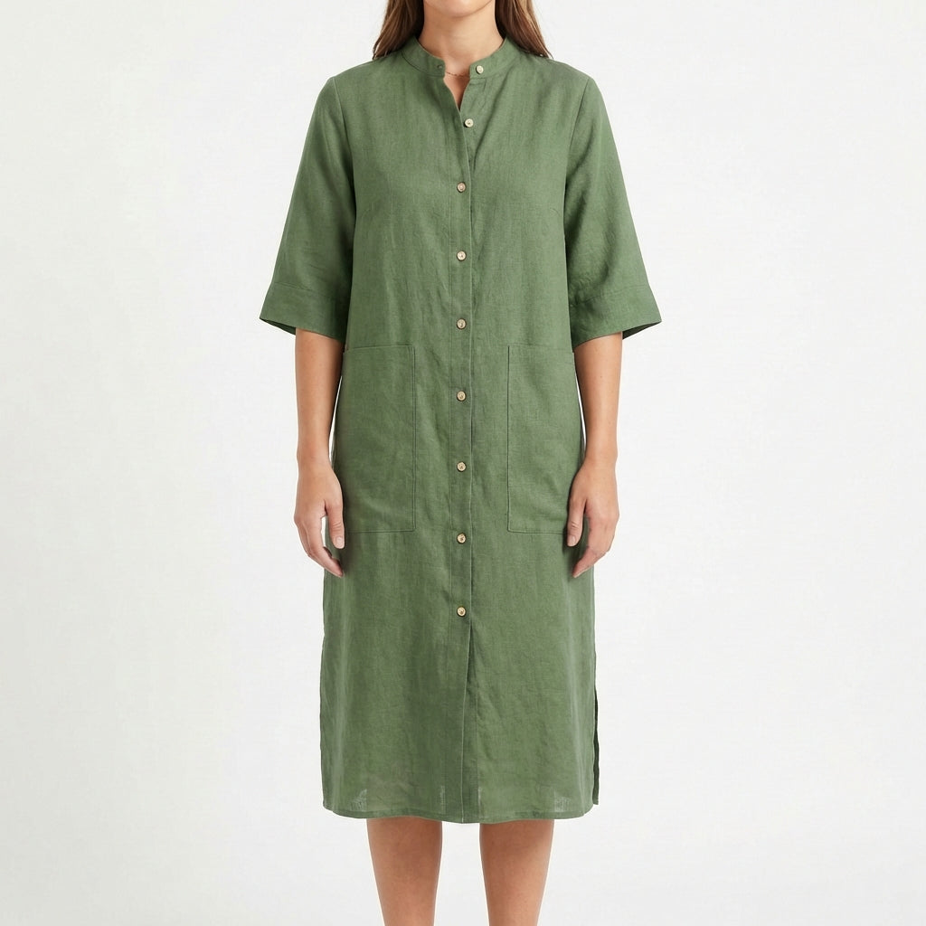 Candela | Abito camicia midi casual da donna