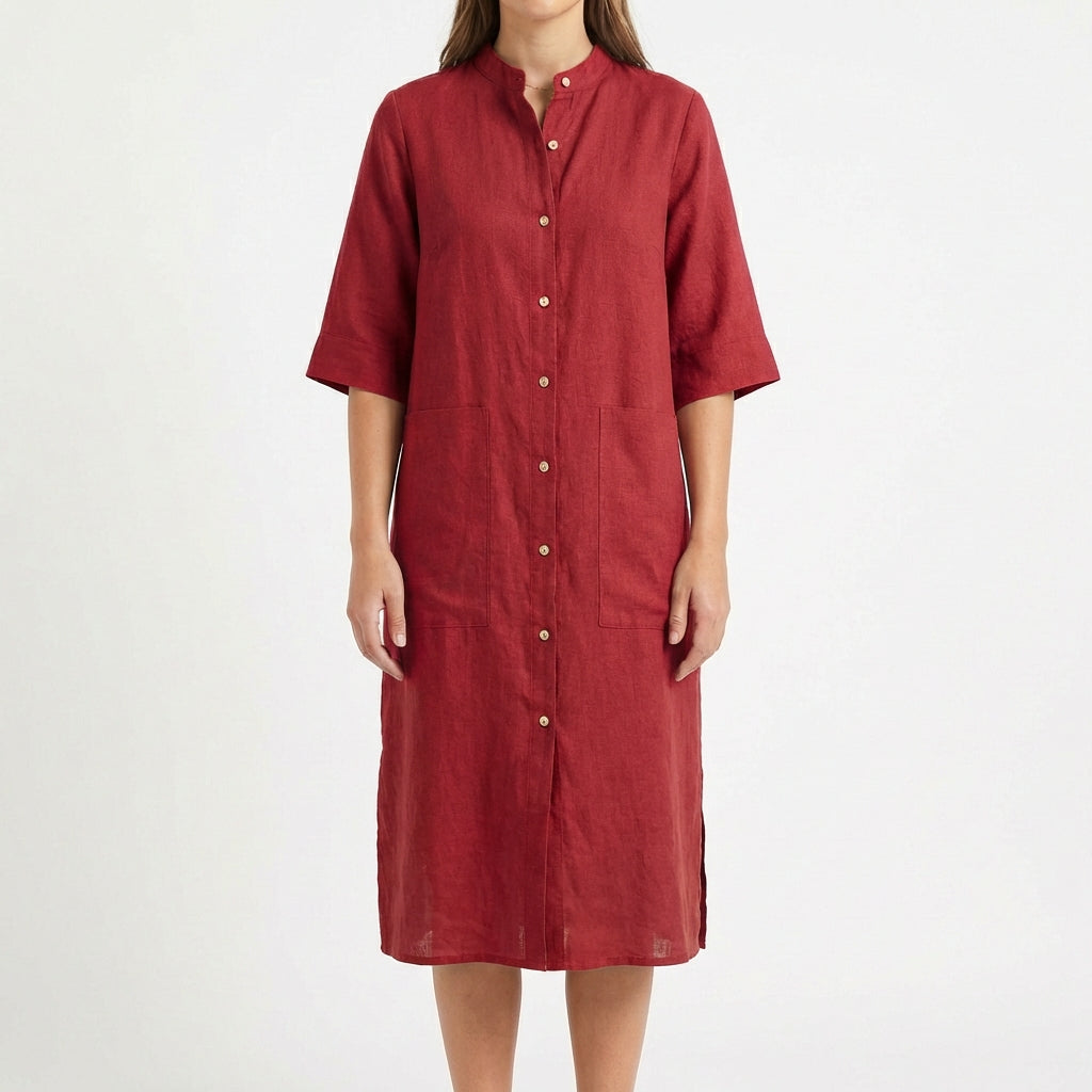 Candela | Abito camicia midi casual da donna