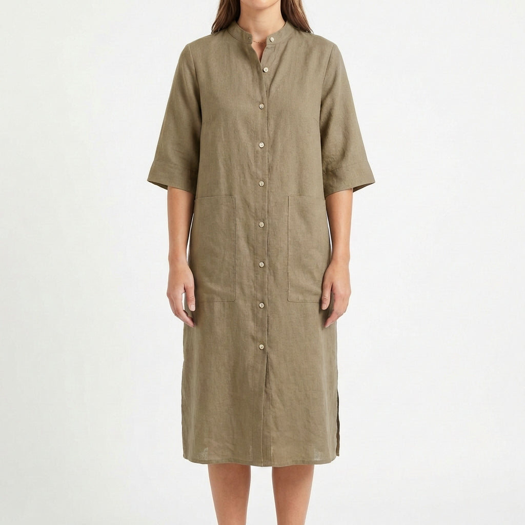 Candela | Abito camicia midi casual da donna