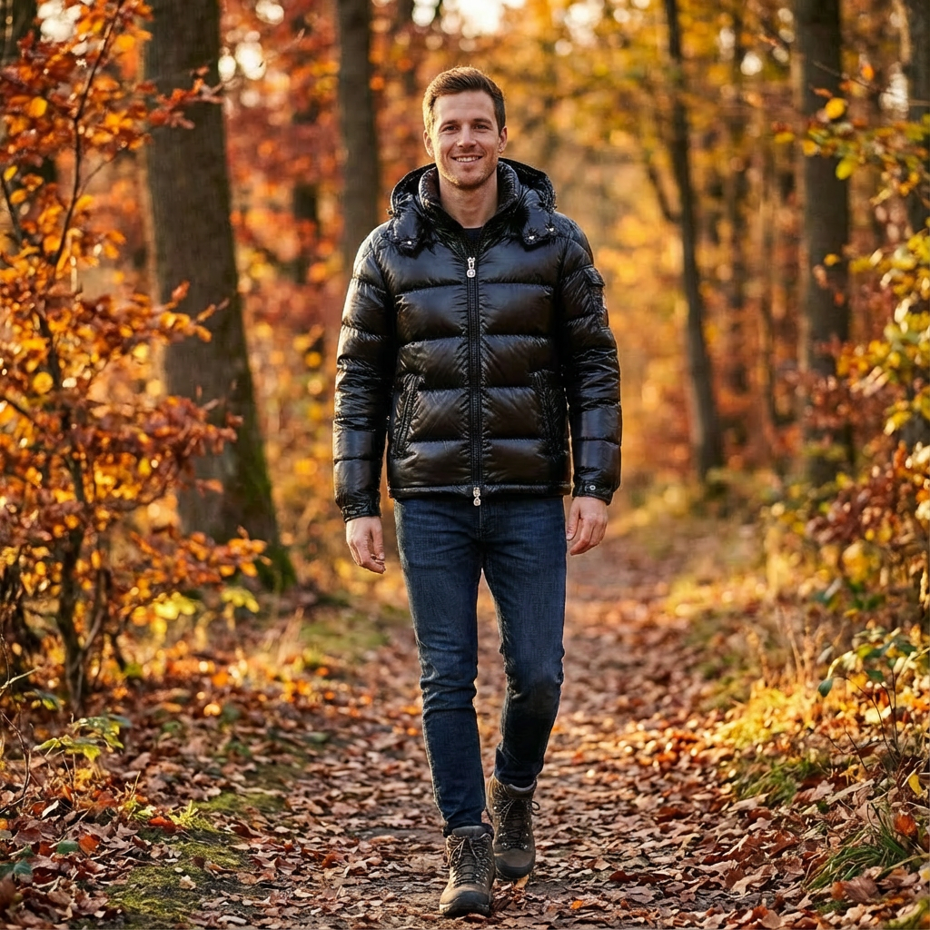 Carl | Giacca Imbottita con Cappuccio da Uomo