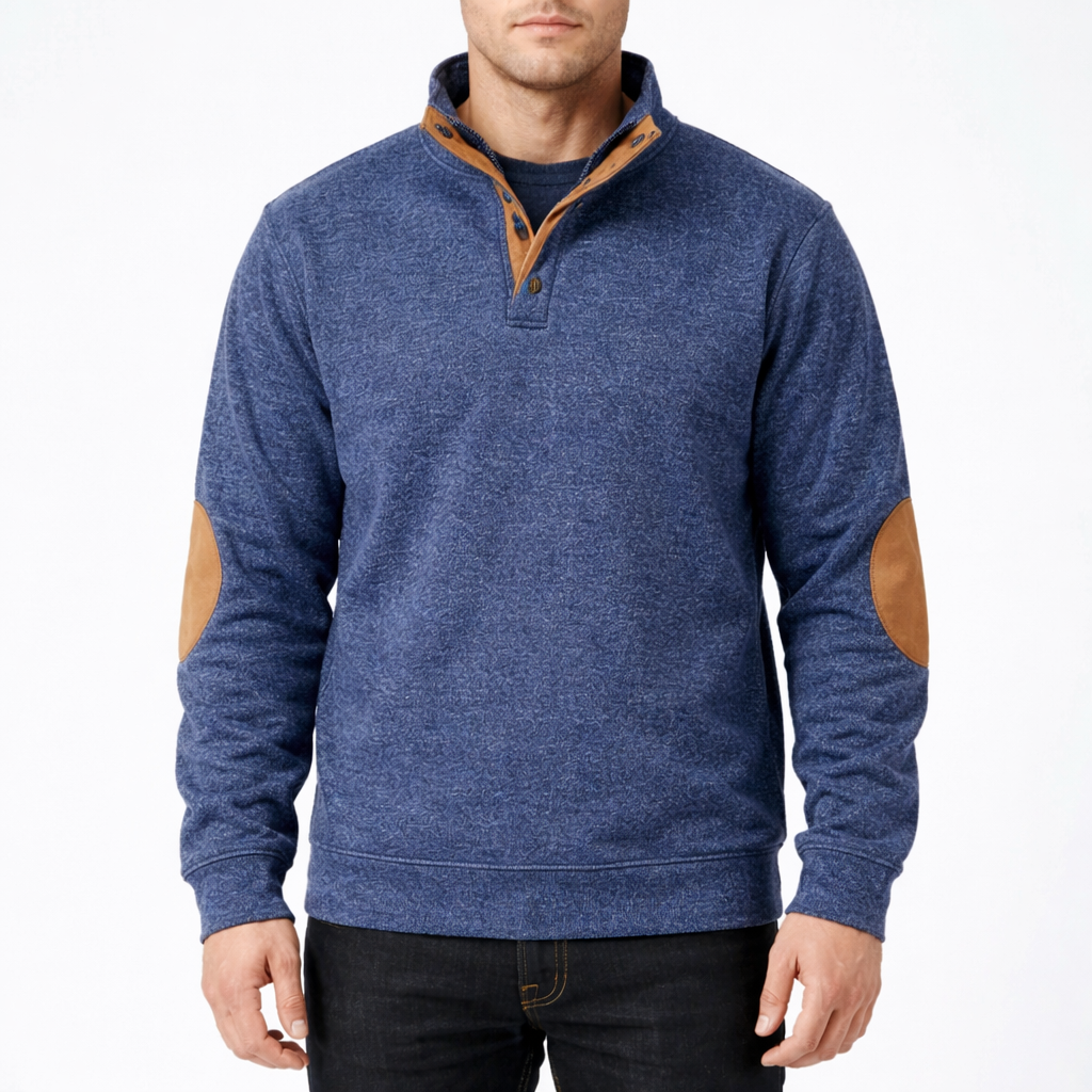 Carlton | Maglione da Uomo con Collo con Quarto Bottone