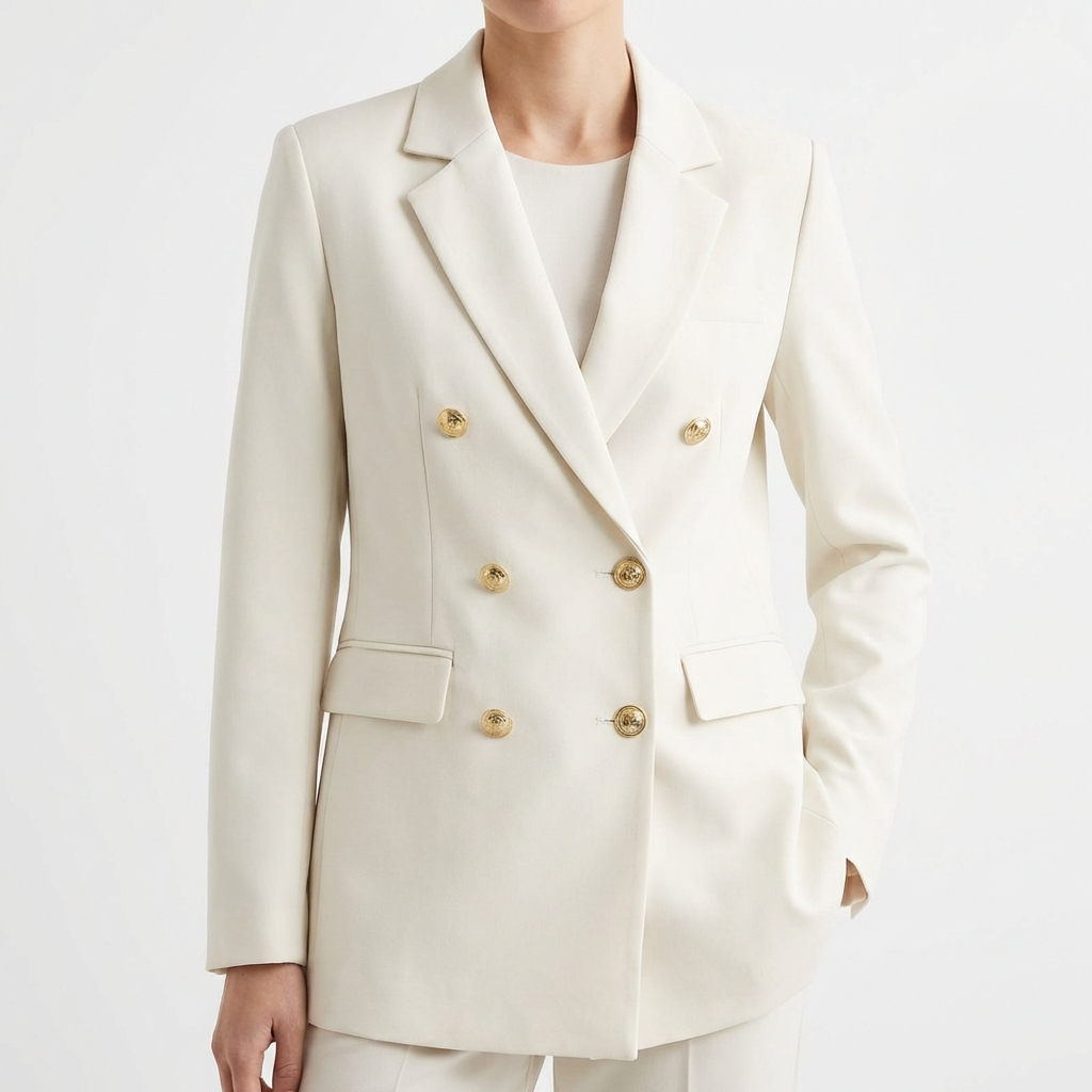 Carmen | Giacca Donna con Chiusura Incrociata e Bottoni Decorativi | Esecutivo