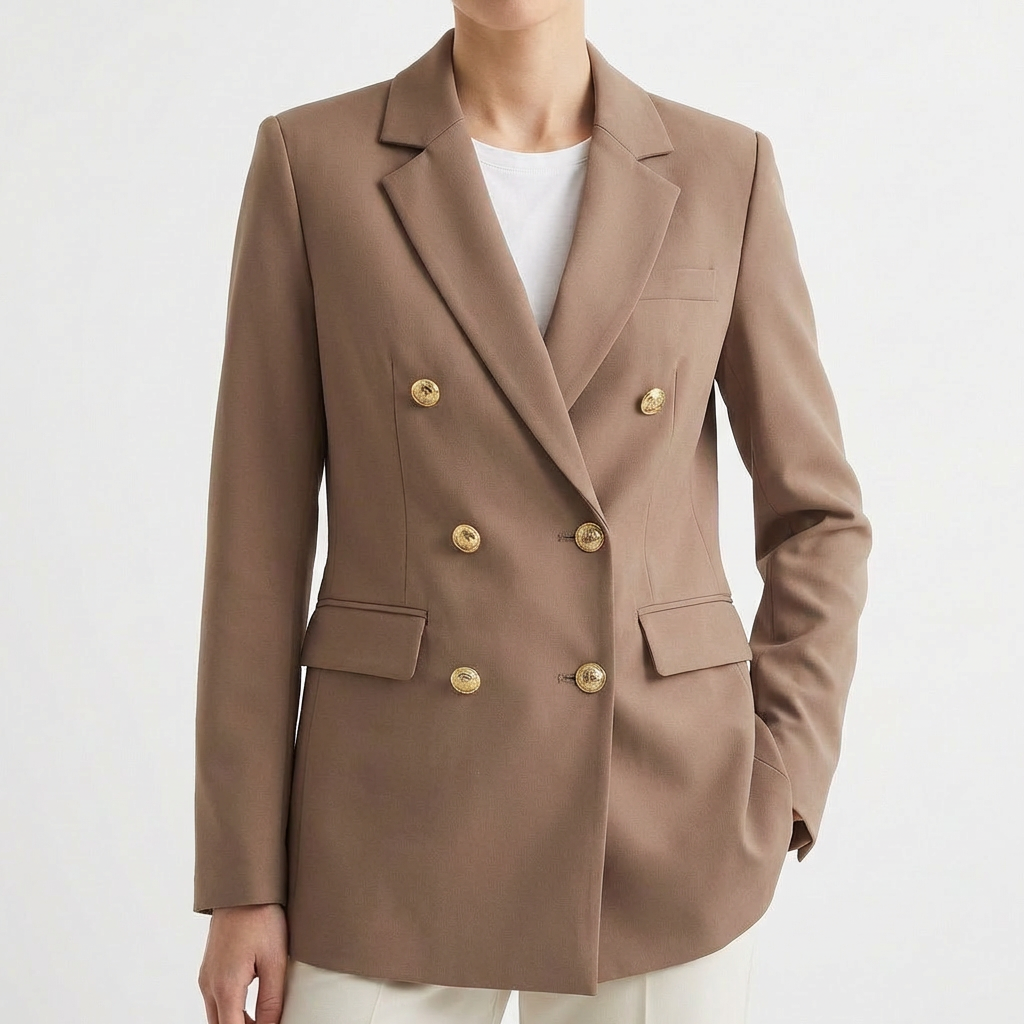 Carmen | Giacca Donna con Chiusura Incrociata e Bottoni Decorativi | Esecutivo