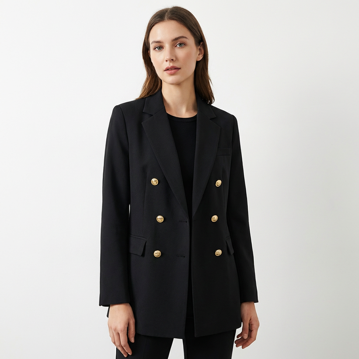 Carmen | Giacca Donna con Chiusura Incrociata e Bottoni Decorativi | Esecutivo