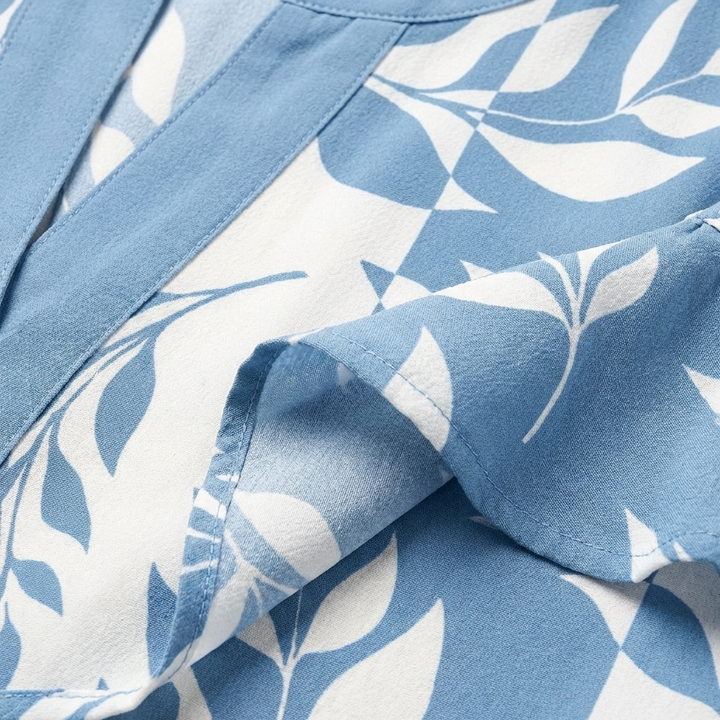 Carmen | Blusa Estampada Manga Volante Mujer Boho