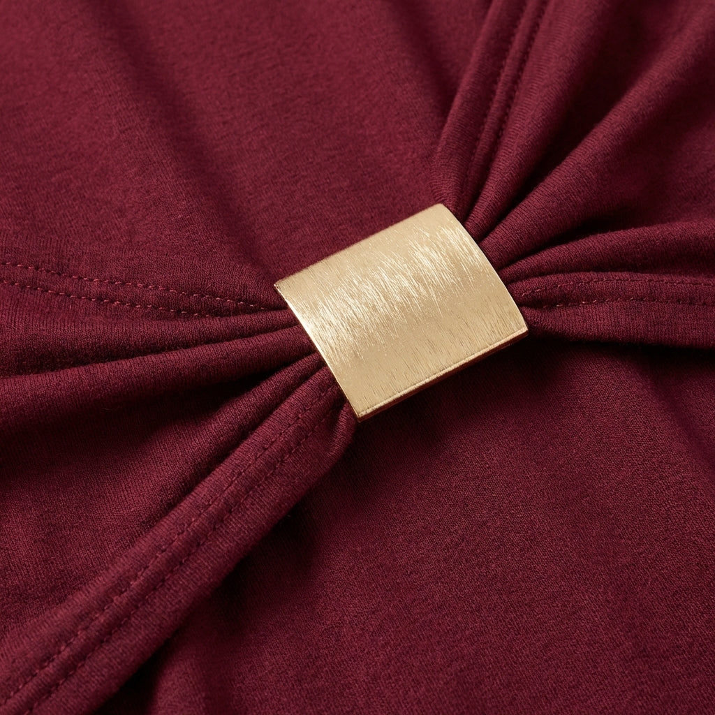 Carmen | Abito da Festa Donna con Spalle Scoperte e Dettaglio Annodato | Elegante