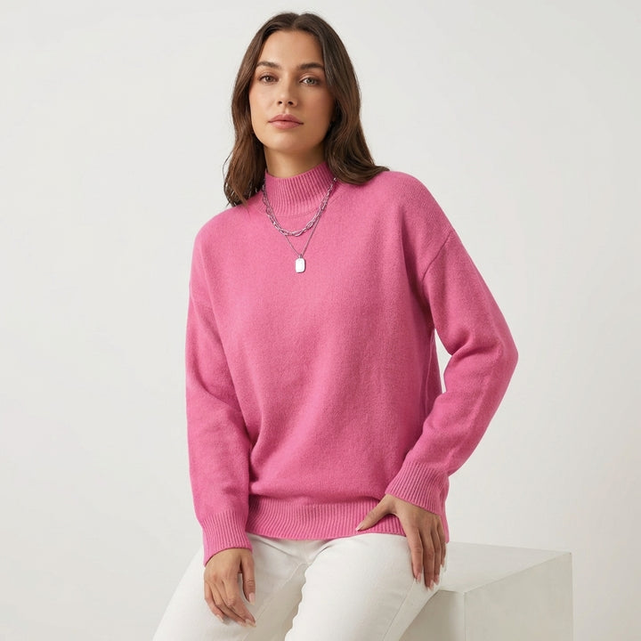 Celia | Jersey Cuello Perkins Suave Mujer