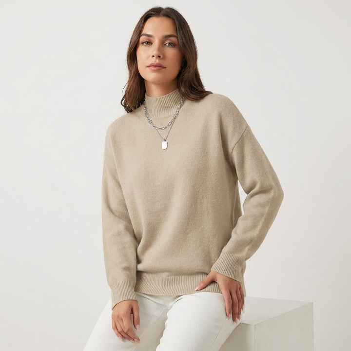 Celia | Jersey Cuello Perkins Suave Mujer