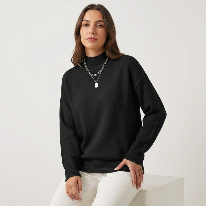 Celia | Jersey Cuello Perkins Suave Mujer